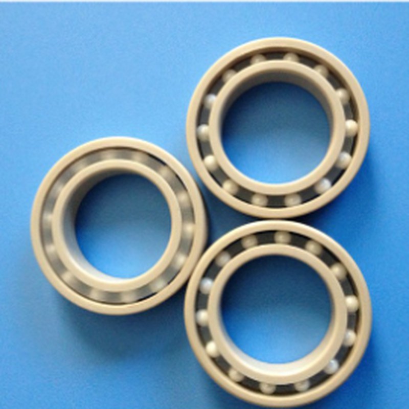Si3N4 Ceramic Bearings on Blue